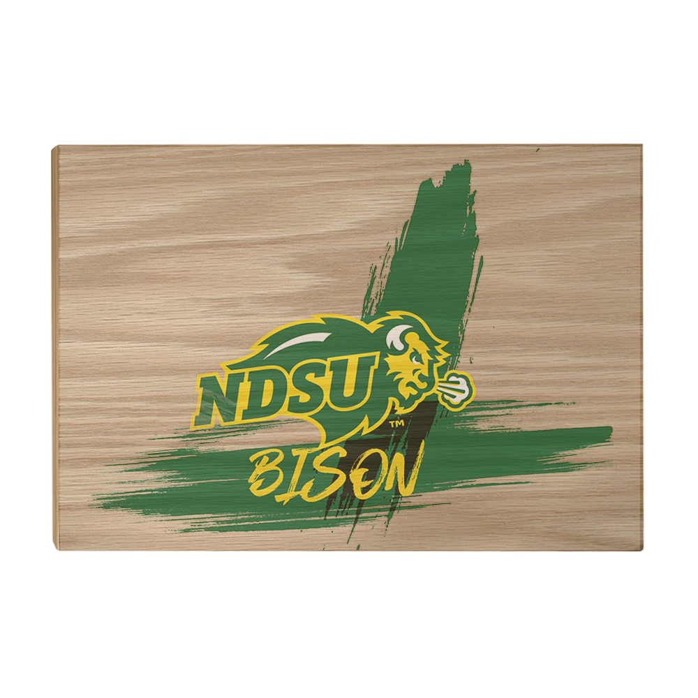 North Dakota State Bisons - Paint Ornament cutout - College Wall Art #Canvas
