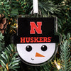 Nebraska Cornhuskers - Nebraska Snowman Head Double-Sided Ornament