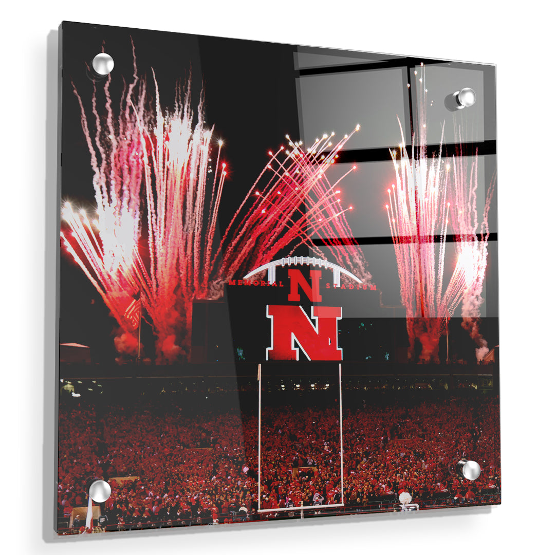 Nebraska - Nebraska Entrance - College Wall Art #Canvas