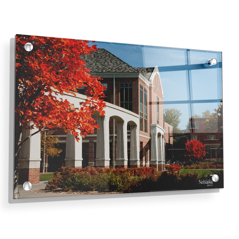 Nebraska - Nebraska Autumn - College Wall Art #Canvas
