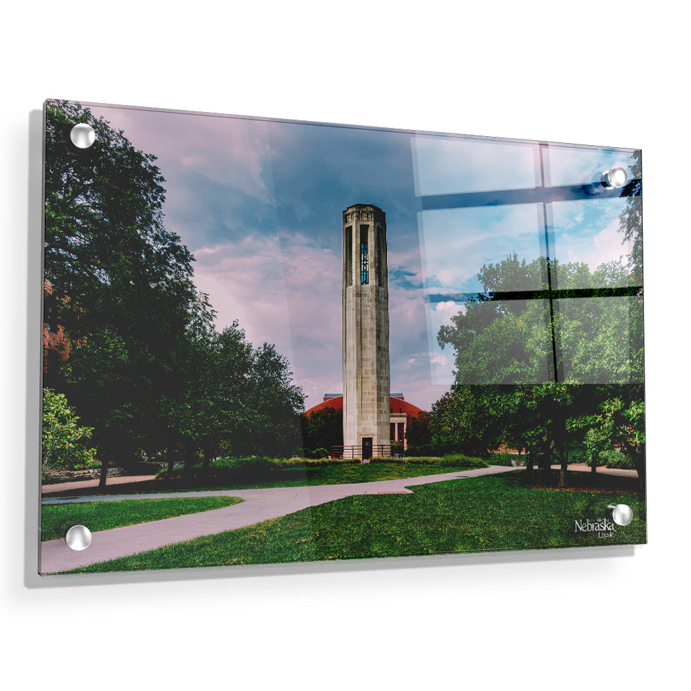 Nebraska - Mueller Tower - College Wall Art #Canvas