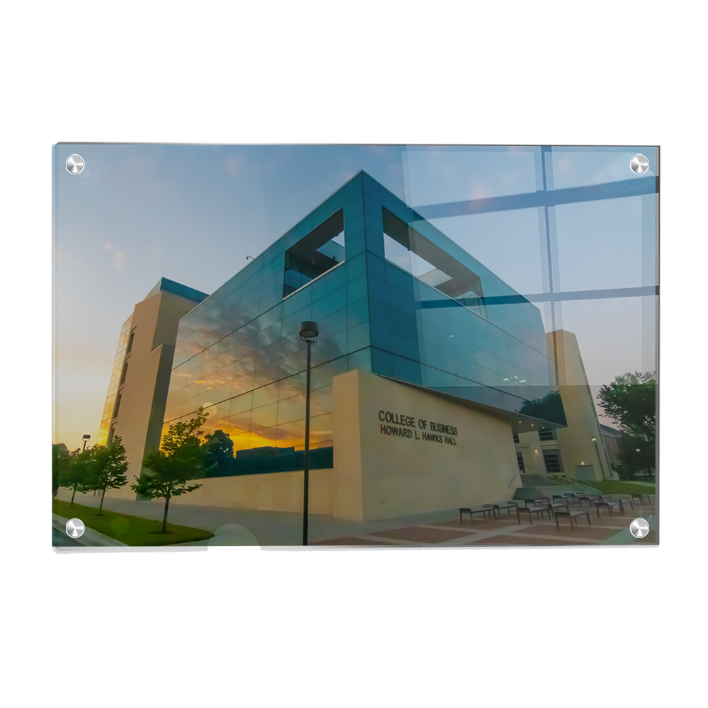 Nebraska Cornhuskers - College of Business Sunrise - College Wall Art #Canvas