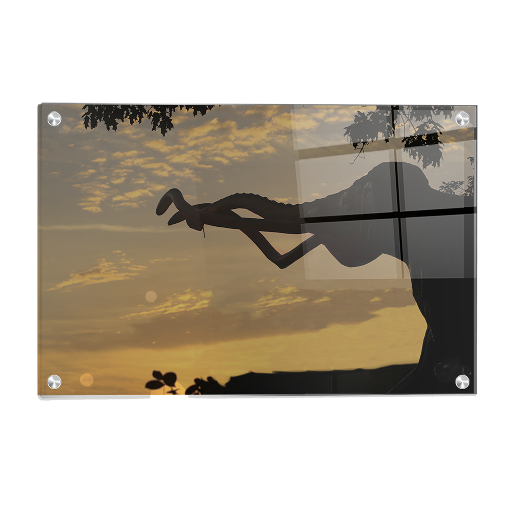 Nebraska Cornhuskers - Archie Sunrise - College Wall Art #Canvas