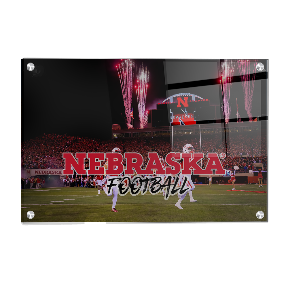 Nebraska Cornhuskers - Nebraska Football - College Wall Art #Canvas