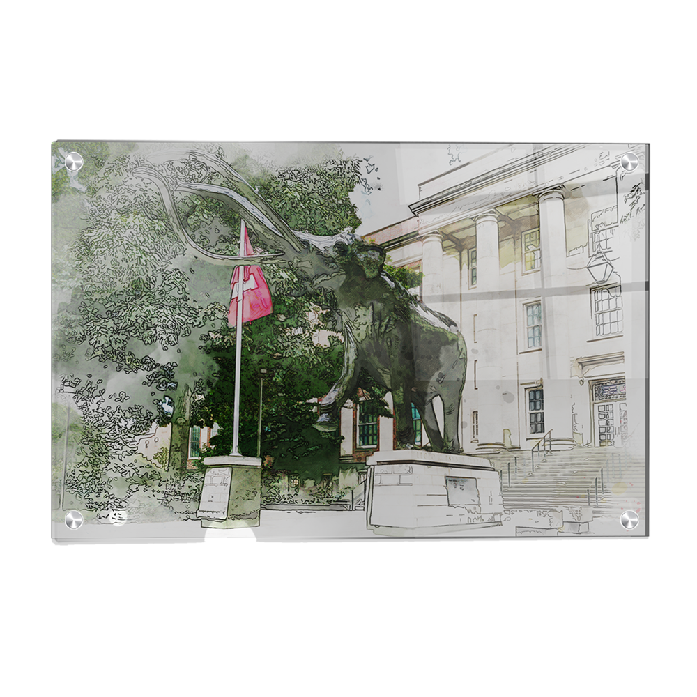 Nebraska Cornhuskers - Morrill Hall - College Wall Art #Canvas