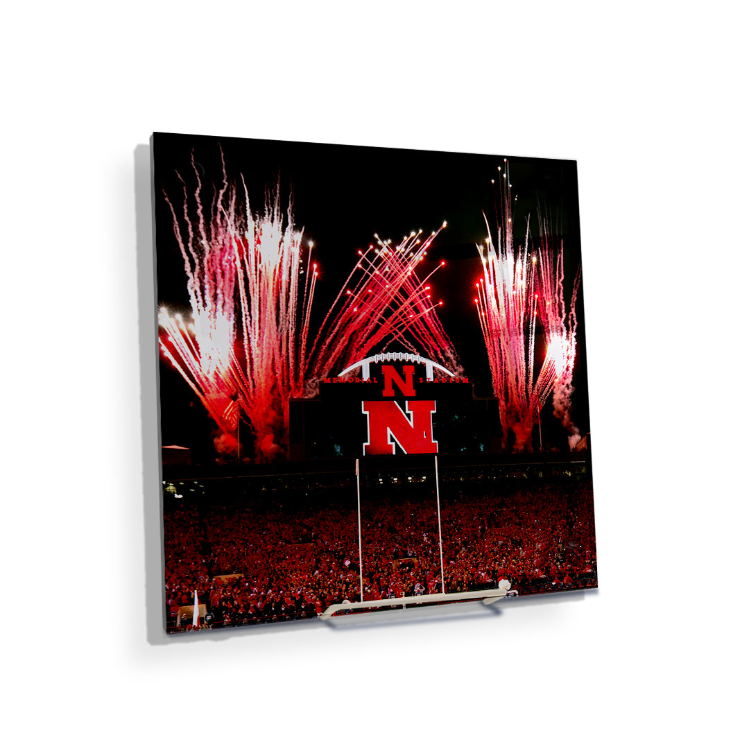 Nebraska - Nebraska Entrance - College Wall Art #Canvas
