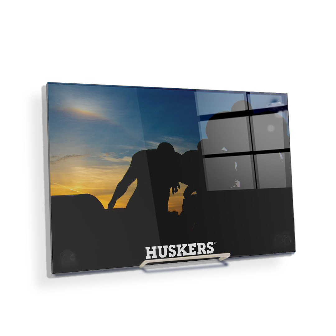 Nebraska Cornhuskers - Huskers Legacy Sunrise - College Wall Art #Canvas