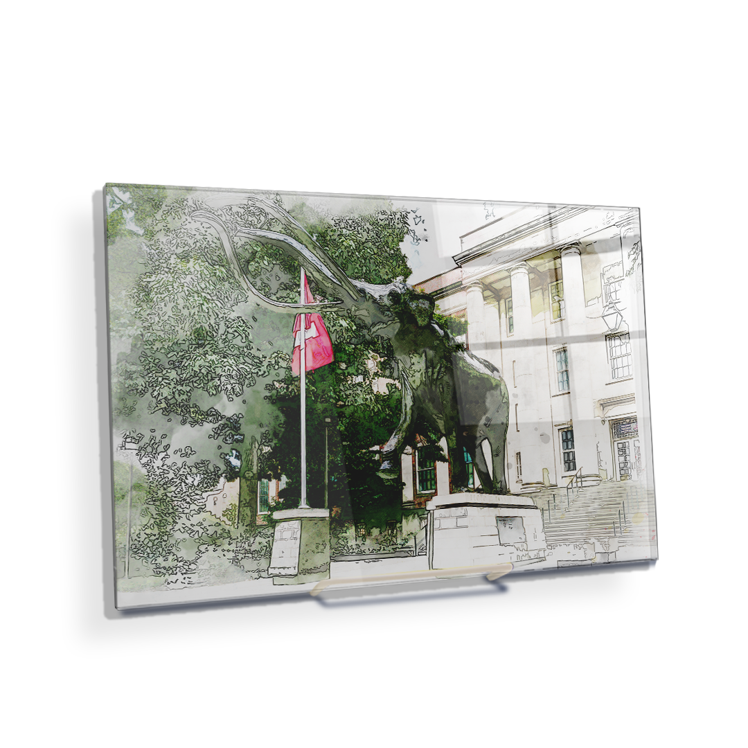 Nebraska Cornhuskers - Morrill Hall - College Wall Art #Canvas