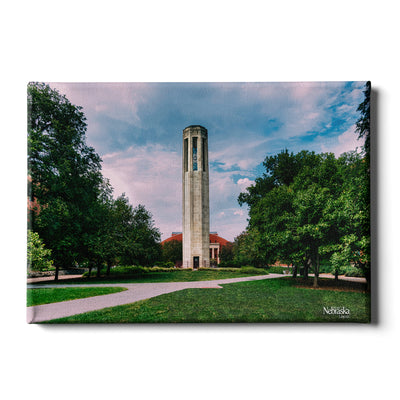 Nebraska - Mueller Tower - College Wall Art #Canvas