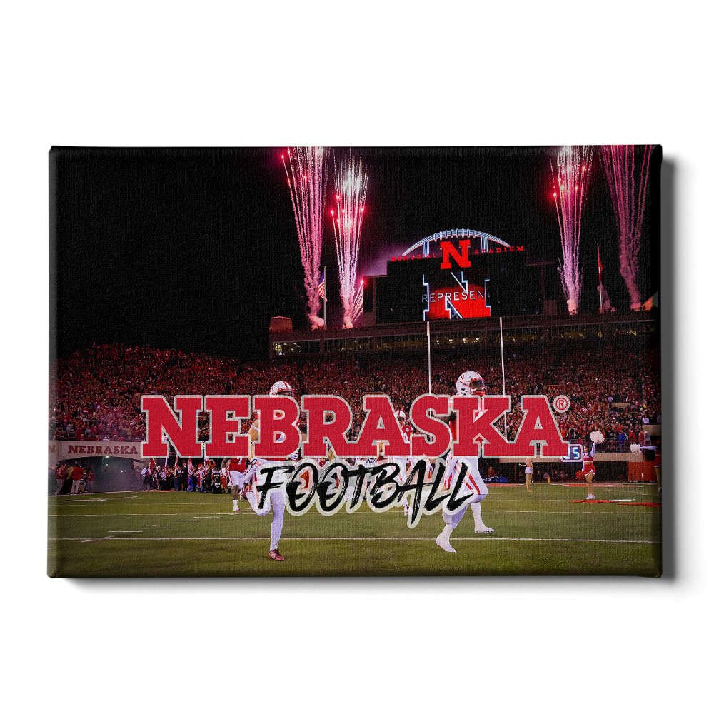 Nebraska Cornhuskers - Nebraska Football - College Wall Art #Canvas