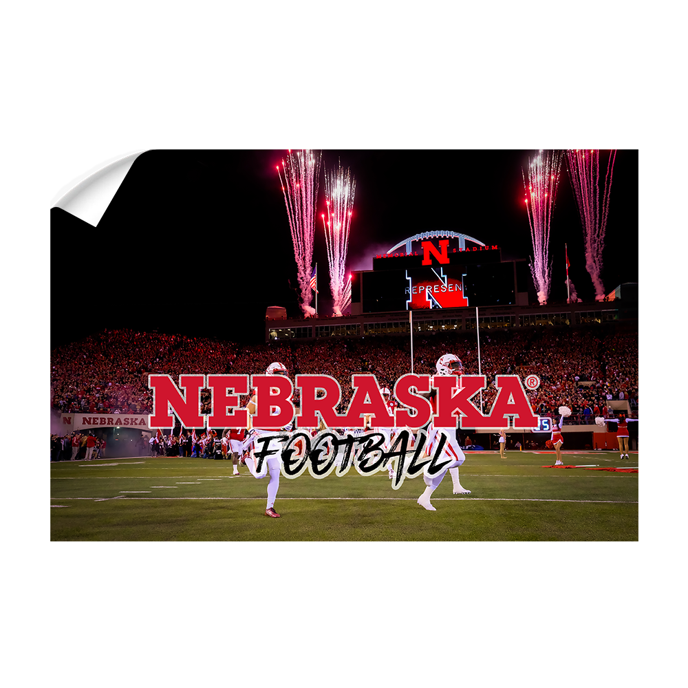 Nebraska Cornhuskers - Nebraska Football - College Wall Art #Canvas