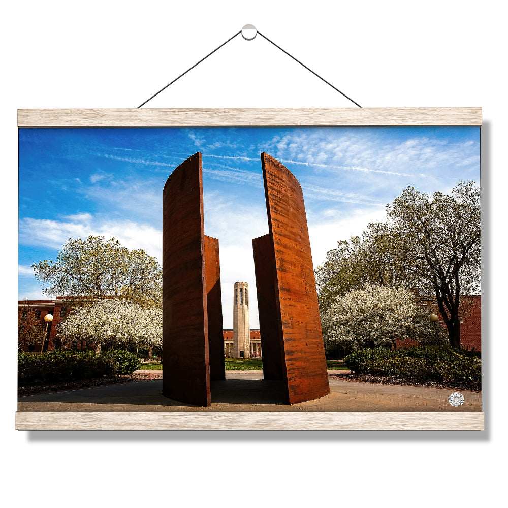 Nebraska - Greenpoint of View - College Wall Art #Canvas