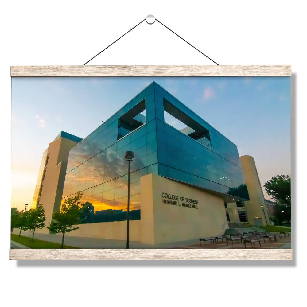 Nebraska Cornhuskers - College of Business Sunrise - College Wall Art #Canvas