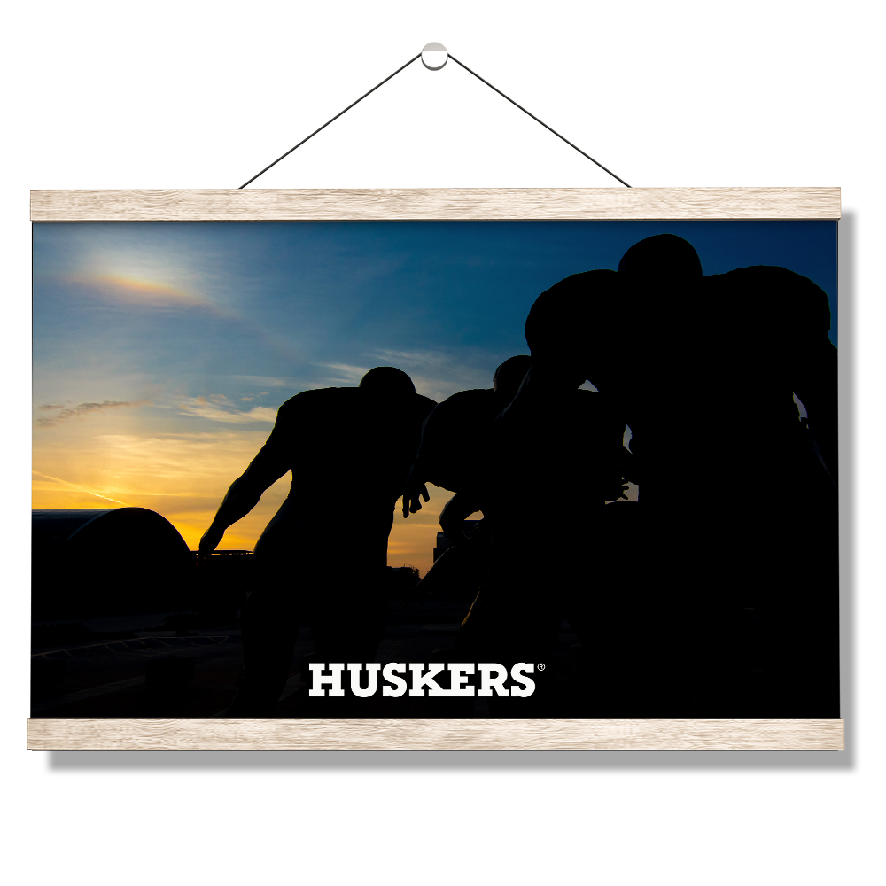 Nebraska Cornhuskers - Huskers Legacy Sunrise - College Wall Art #Canvas