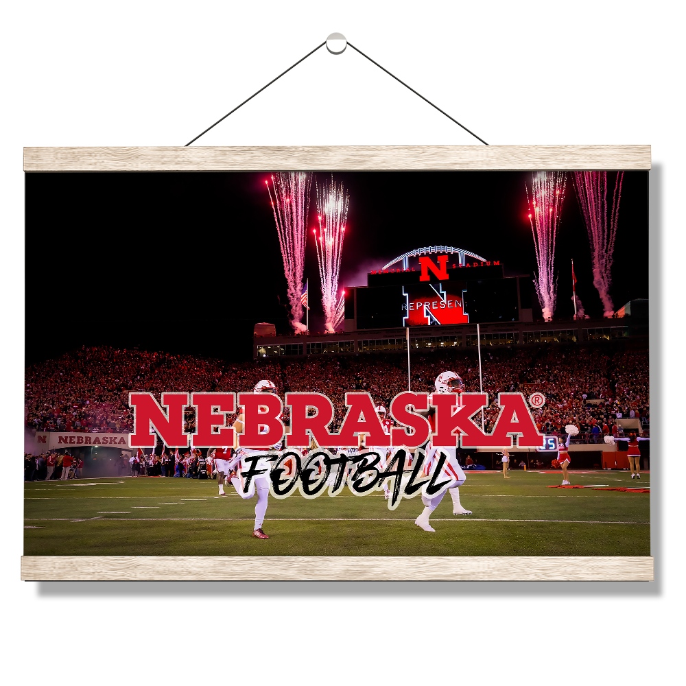 Nebraska Cornhuskers - Nebraska Football - College Wall Art #Canvas
