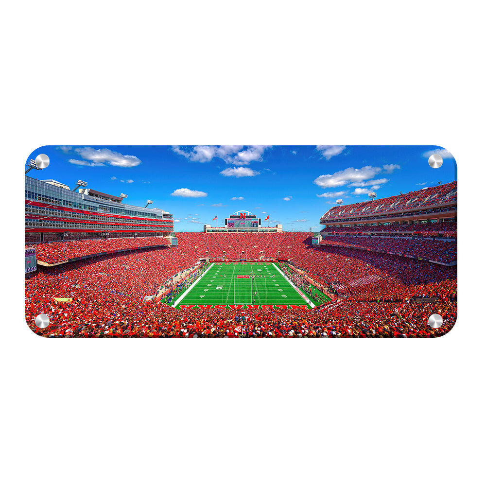 Nebraska - Memorial Stadium Pano - College Wall Art  #Canvas