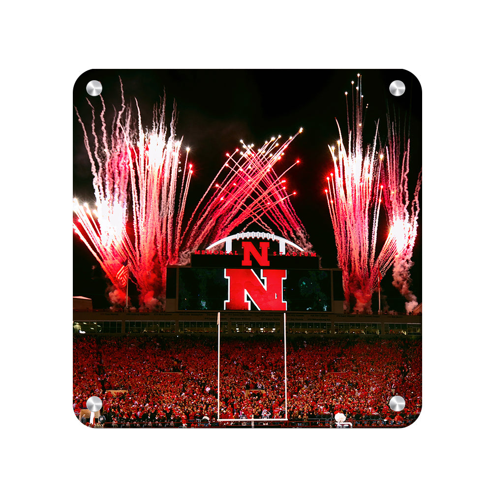 Nebraska - Nebraska Entrance - College Wall Art #Canvas