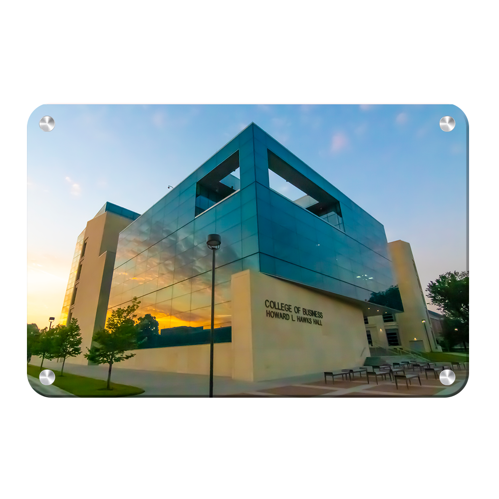 Nebraska Cornhuskers - College of Business Sunrise - College Wall Art #Canvas