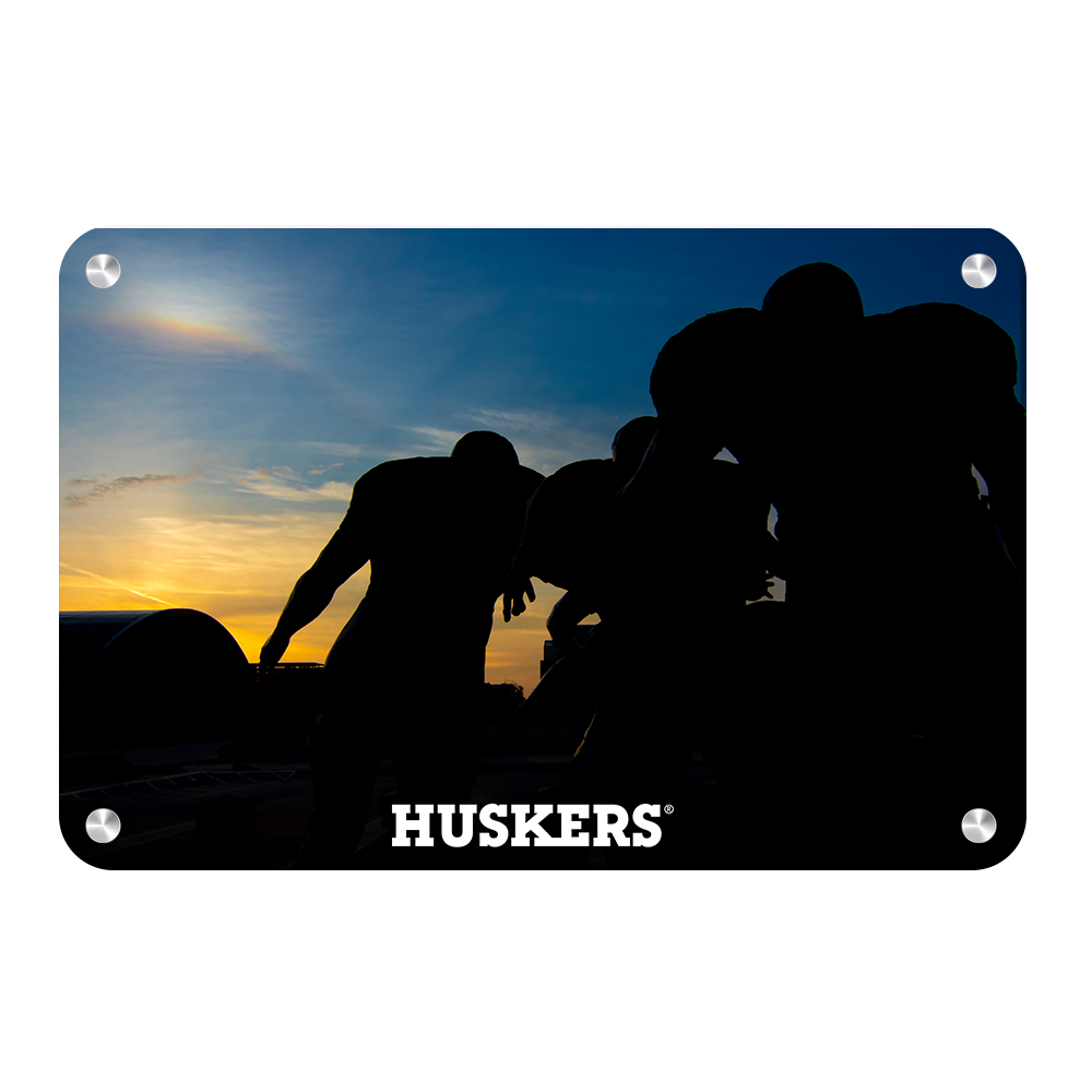 Nebraska Cornhuskers - Huskers Legacy Sunrise - College Wall Art #Canvas