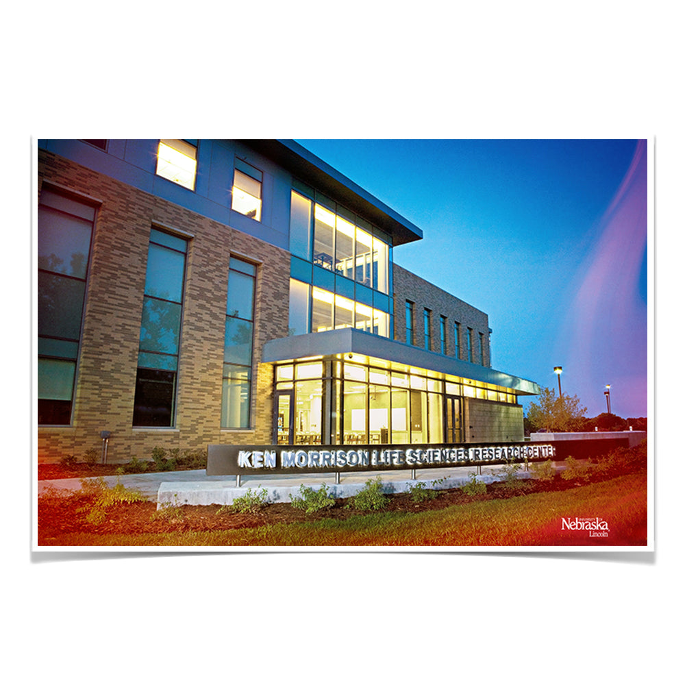 Nebraska - Ken Morrison Life Science Research Center - College Wall Art #Canvas