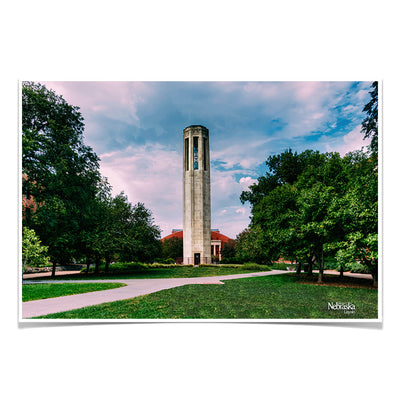 Nebraska - Mueller Tower - College Wall Art #Poster