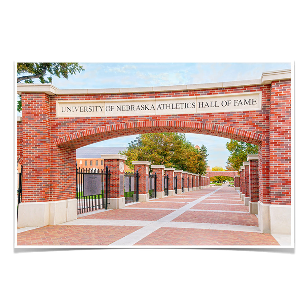Nebraska - Nebraska Athletic Hall of Fame - College Wall Art #Canvas