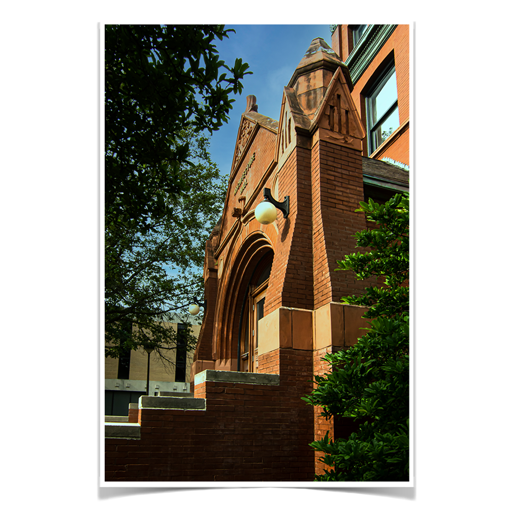Nebraska Cornhuskers - Architecture Hall - College Wall Art #Canvas
