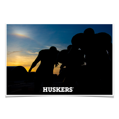 Nebraska Cornhuskers - Huskers Legacy Sunrise - College Wall Art #Poster