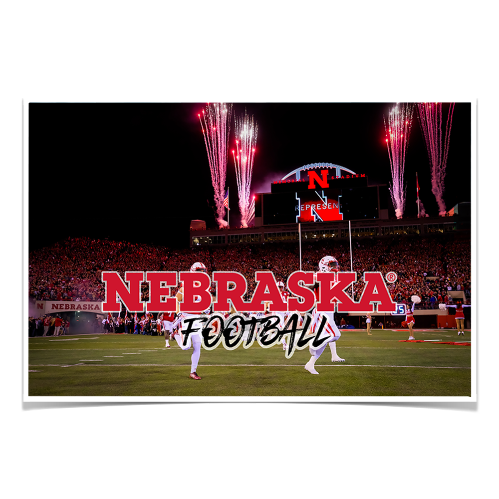 Nebraska Cornhuskers - Nebraska Football - College Wall Art #Canvas