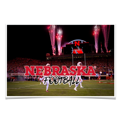 Nebraska Cornhuskers - Nebraska Football - College Wall Art #Poster