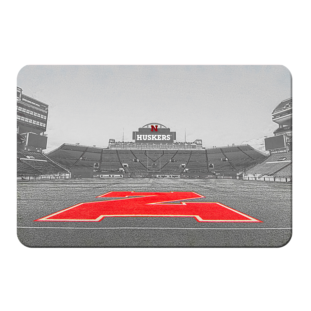 Nebraska Cornhuskers - Sketch from the 50 - College Wall Art #Canvas