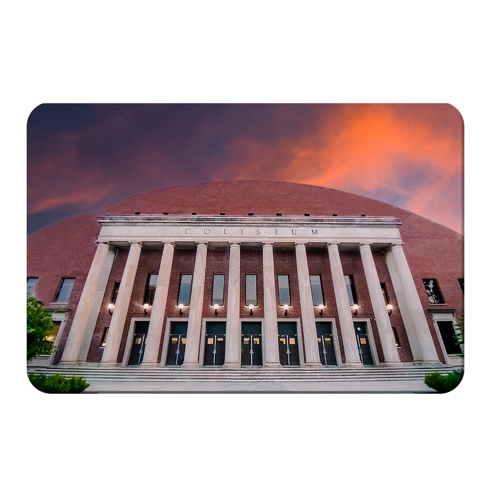 Nebraska Cornhuskers - The Coliseum Sunrise - College Wall Art #Canvas
