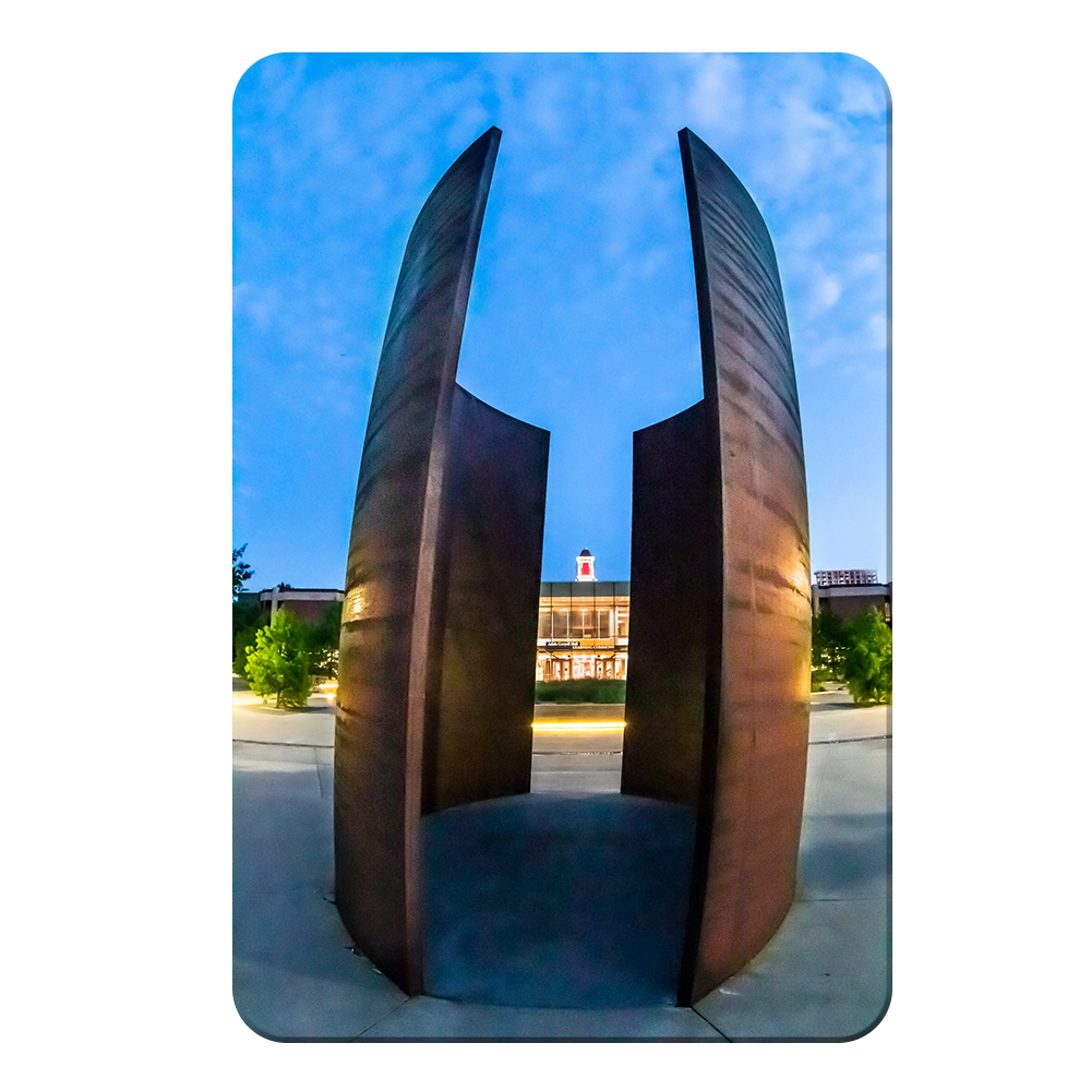 Nebraska Cornhuskers - Through Green Point - College Wall Art #Canvas