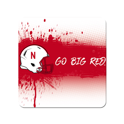 Nebraska Cornhuskers - Go Big Red Spray Paint - College Wall Art #PVC