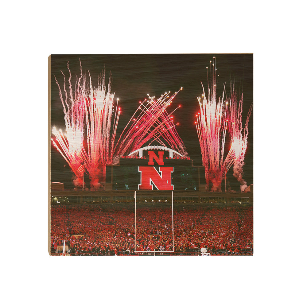 Nebraska - Nebraska Entrance - College Wall Art #Canvas