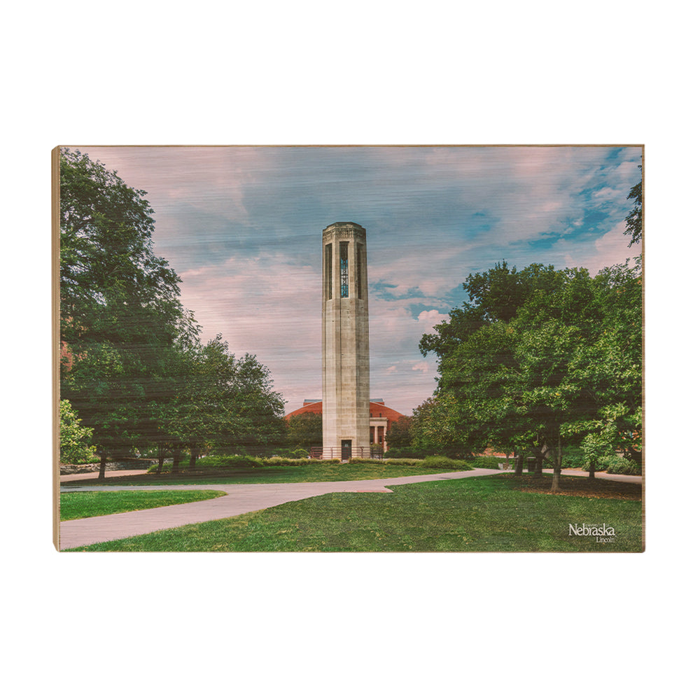 Nebraska - Mueller Tower - College Wall Art #Canvas
