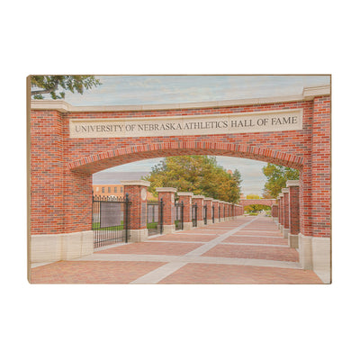 Nebraska - Nebraska Athletic Hall of Fame - College Wall Art #Wood