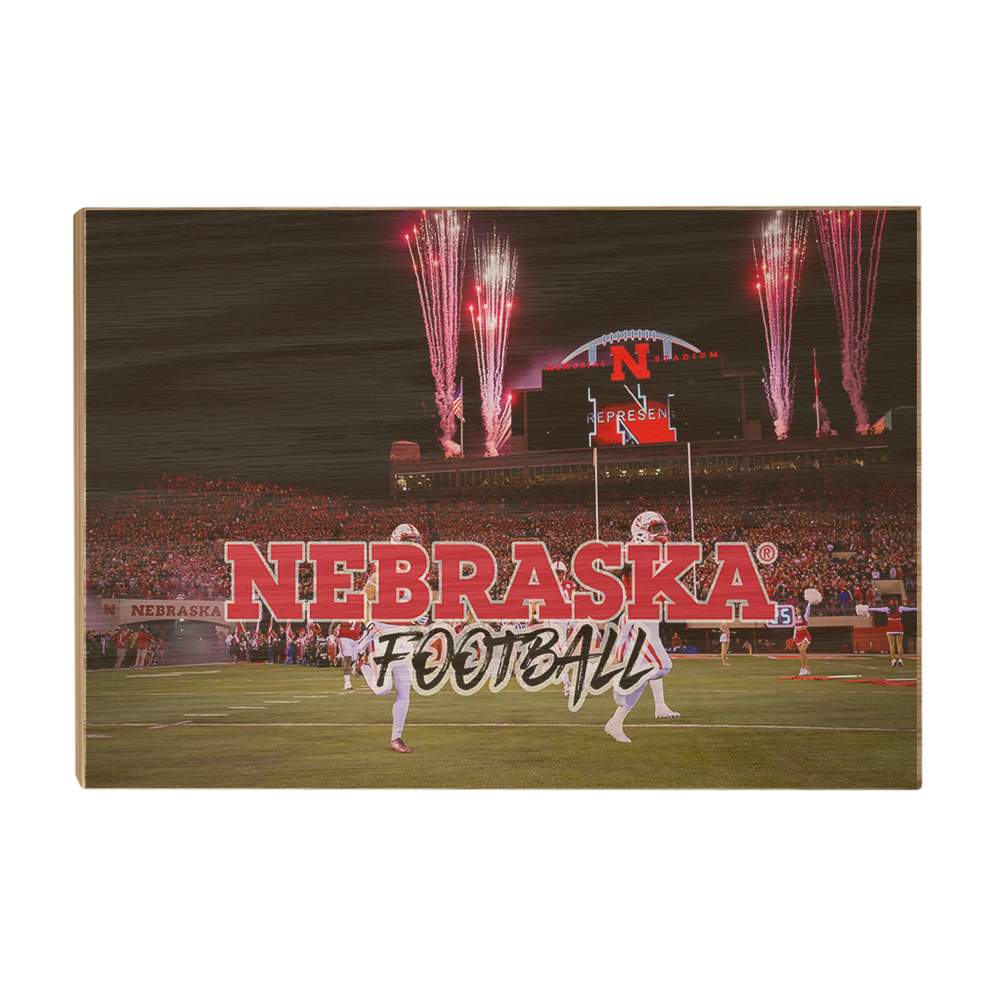 Nebraska Cornhuskers - Nebraska Football - College Wall Art #Canvas
