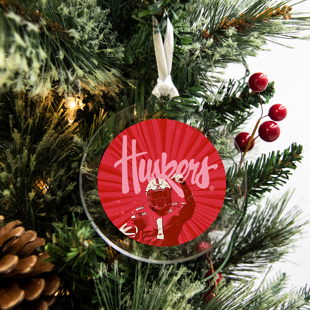 Nebraska Cornhuskers - Huskers Retro Bag Tag & Ornament