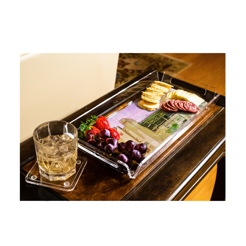 Nebraska Cornhuskers - Memorial Stadium Decorative Serving Tray