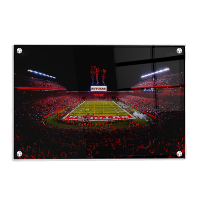 Rutgers Scarlet Knights - SHI Stadium Score! - College Wall Art #Acrylic
