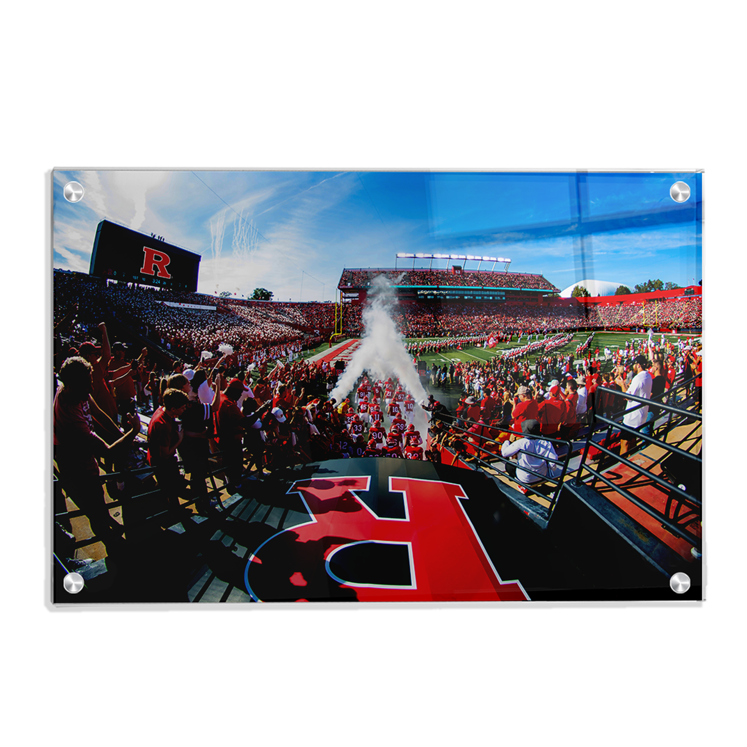 Rutgers Scarlet Knights - Enter Rutgers - College Wall Art #Canvas