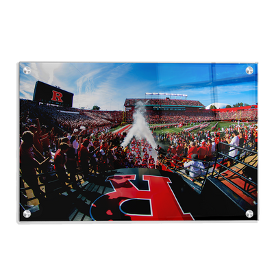 Rutgers Scarlet Knights - Enter Rutgers - College Wall Art #Acrylic