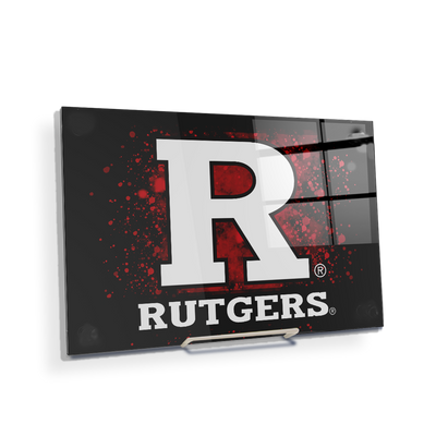 Rutgers Scarlet Knights - Rutgers R - College Wall Art #Acrylic Mini