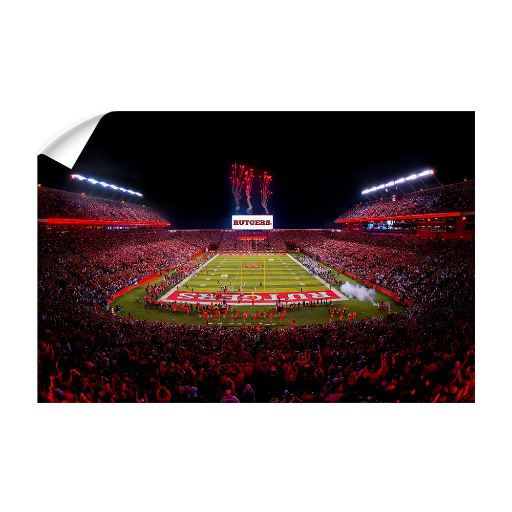 Rutgers Scarlet Knights - SHI Stadium Score! - College Wall Art #Canvas