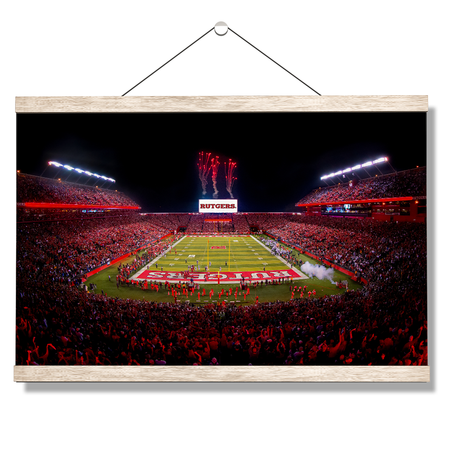 Rutgers Scarlet Knights - SHI Stadium Score! - College Wall Art #Canvas