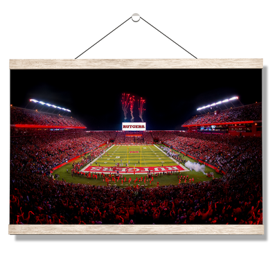 Rutgers Scarlet Knights - SHI Stadium Score! - College Wall Art #Hanging Canvas