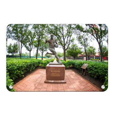 Rutgers Scarlet Knights - Birthplace Statue - College Wall Art #Metal
