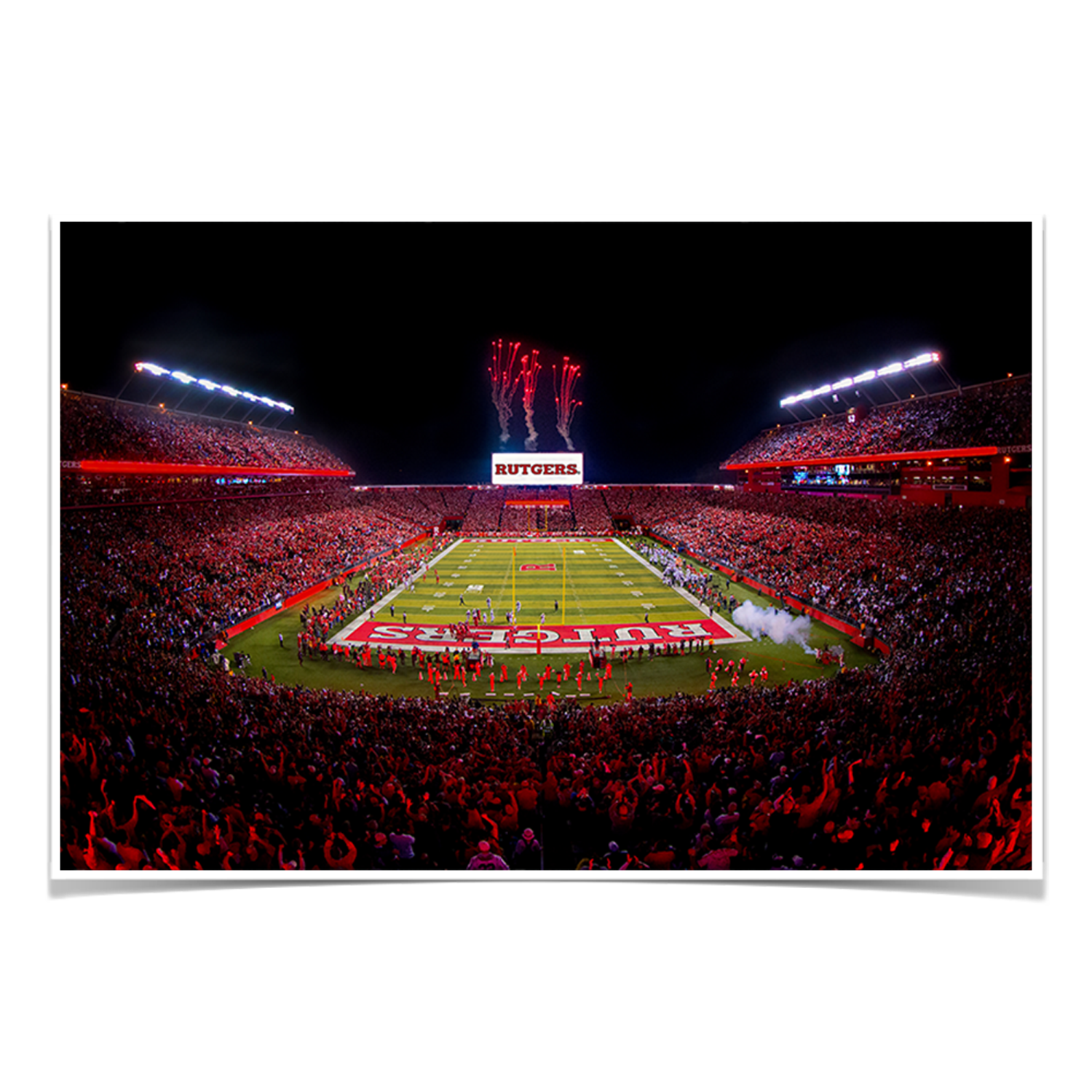 Rutgers Scarlet Knights - SHI Stadium Score! - College Wall Art #Canvas