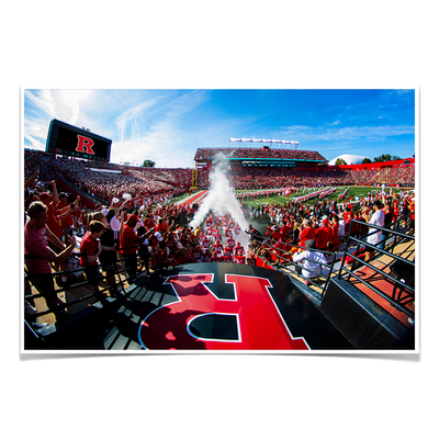 Rutgers Scarlet Knights - Enter Rutgers - College Wall Art #Photo Poster